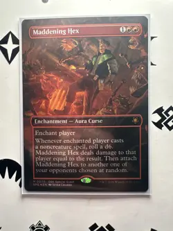 Maddening Hex - Foil - Borderless Special Guest Duskmourn - Image 1