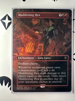 Maddening Hex - Foil - Borderless Special Guest Duskmourn - Image 2