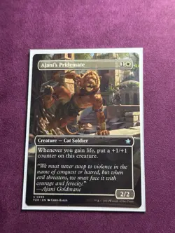 MTG Ajani's Pridemate Borderless ** Foundations ** English (NM) - Image 4