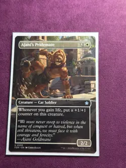 MTG Ajani's Pridemate Borderless ** Foundations ** English (NM) - Image 5