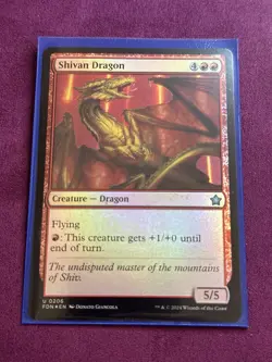 Shivan Dragon - MTG Foundations Foil - Image 5