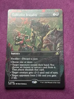 Collective Brutality * Borderless * - MTG INR Innistrad Remastered - NM/MINT - Image 3