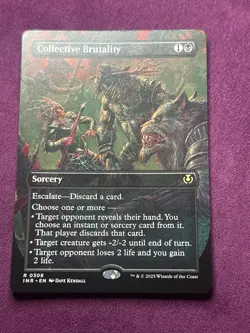 Collective Brutality * Borderless * - MTG INR Innistrad Remastered - NM/MINT - Image 5
