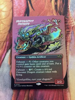 Draconautics Engineer - Foil - Borderless - DFT - MTG - NM - EN - 0341 - Image 1