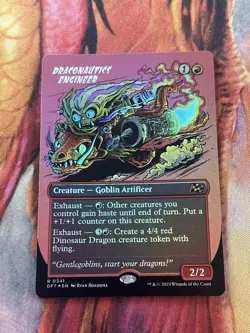 Draconautics Engineer - Foil - Borderless - DFT - MTG - NM - EN - 0341 - Image 2