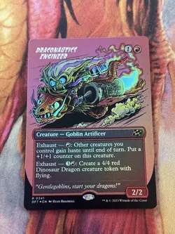 Draconautics Engineer - Foil - Borderless - DFT - MTG - NM - EN - 0341 - Image 3