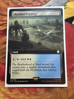 Skycloud Expanse - Extended Art Fallout MTG - Image 5