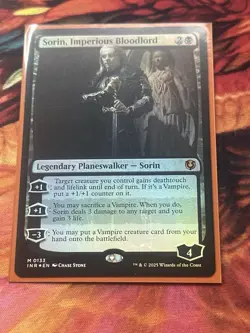 MTG Innistrad Remastered Sorin Imperious Bloodlord 133 FOIL Near Mint/Mint - Image 1