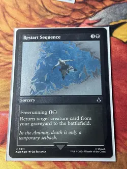 Mint/Near-Mint, English - 1 x MTG Restart Sequence - Foil Etched Universes Beyon - Image 2