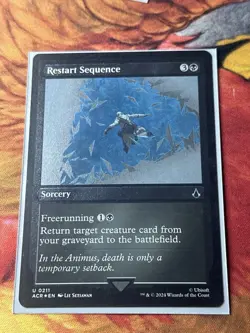 Mint/Near-Mint, English - 1 x MTG Restart Sequence - Foil Etched Universes Beyon - Image 3