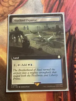 Skycloud Expanse - Extended Art Fallout MTG - Image 2