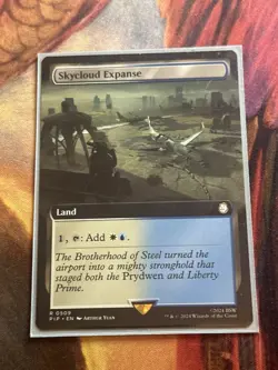 Skycloud Expanse - Extended Art Fallout MTG - Image 3