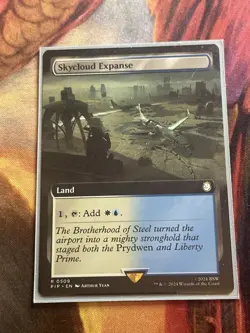Skycloud Expanse - Extended Art Fallout MTG - Image 4
