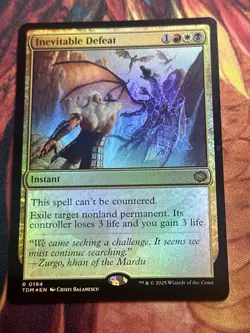 Inevitable Defeat - Foil - Tarkir Dragonstorm - TDM R 0194 - Image 2
