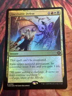 Inevitable Defeat - Foil - Tarkir Dragonstorm - TDM R 0194 - Image 4