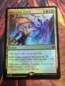 Inevitable Defeat - Foil - Tarkir Dragonstorm - TDM R 0194 - Image 5