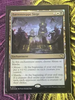 Barrensteppe Siege - Foil Tarkir: Dragonstorm MTG - Image 1