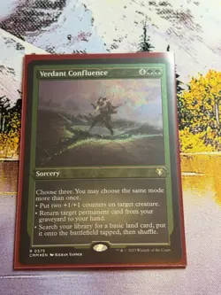 Verdant Confluence Mtg Etched Foil Commander Masters - Image 2