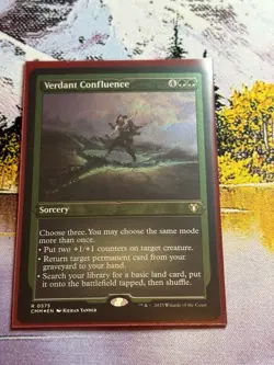 Verdant Confluence Mtg Etched Foil Commander Masters - Image 4