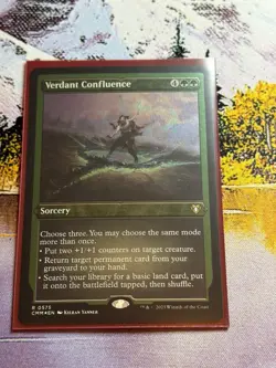 Verdant Confluence Mtg Etched Foil Commander Masters - Image 5