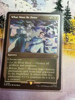 What Must Be Done - Foil Etched Assassin's Creed MTG - Image 2
