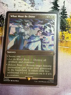 What Must Be Done - Foil Etched Assassin's Creed MTG - Image 3