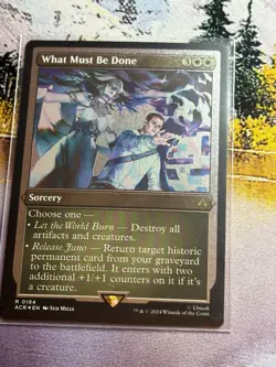 What Must Be Done - Foil Etched Assassin's Creed MTG - Image 4