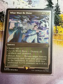 What Must Be Done - Foil Etched Assassin's Creed MTG - Image 5