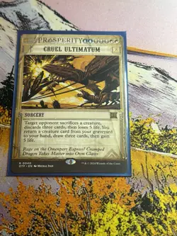 1x Cruel Ultimatum Showcase - NM English MTG - Outlaws Of Thunder Junction - Image 5