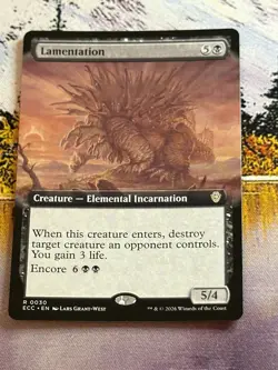 Lamentation - Extended Art ECC NM MTG - Image 4