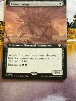 Lamentation - Extended Art ECC NM MTG - Image 5