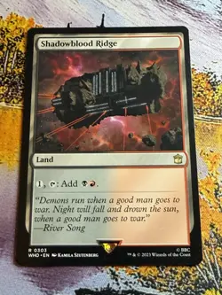 Shadowblood Ridge Mtg Doctor Who R 0305 - Image 1