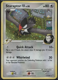 Staraptor FB 11/147 Holo Rare Supreme Victors Pokemon Lightly Played - Image 1