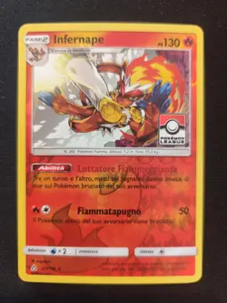 Carta Pokemon PSA INFERNAPE PROMO STAMPED 23/156 POKEMON LEAGUE ENG Swirl Gx Ex - Image 3