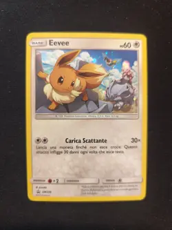 Carta Pokemon PSA EEVEE PROMO SM 235 BLACK STAR PROMO ITA HOLO RARO Bgs Swirl Gx - Image 1