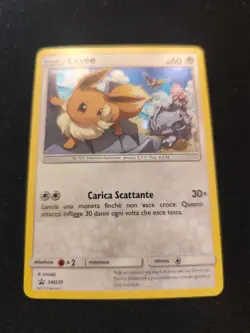 Carta Pokemon PSA EEVEE PROMO SM 235 BLACK STAR PROMO ITA HOLO RARO Bgs Swirl Gx - Image 2