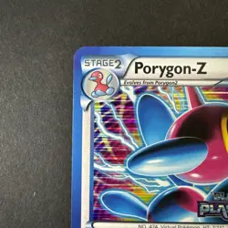 Pokemon Porygon-Z (Team Plasma) Plasma Blast Prerelease stamp BW84 Black & White - Image 2