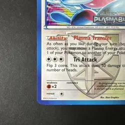Pokemon Porygon-Z (Team Plasma) Plasma Blast Prerelease stamp BW84 Black & White - Image 3