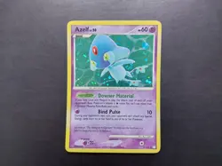 Pokemon - Azelf 4/123 Rare Holo Diamond & Pearl Mysterious Treasures w Swirl - Image 1