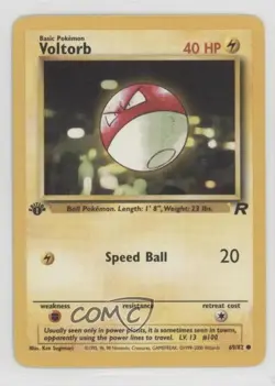 Voltorb 1st Ed. Pokemon Team Rocket #69 2000 - Image 1