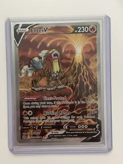 Pokemon TCG Entei V Crown Zenith: Galarian Gallery GG36/GG70 Holo Ultra Rare - Image 5