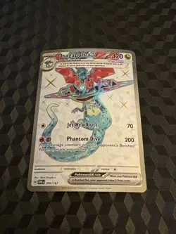 Pokemon TCG Dragapult EX Scarlet & Violet Twilight Masquerade Ultra Rare 200/167 - Image 1