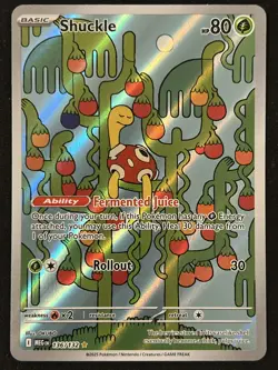 Pokemon TCG Shuckle 136/132 Illustration Rare - Mega Evolution - Pack Fresh ✅ - Image 1