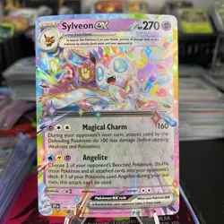 Pokemon Sylveon ex 086/191 Sv08: Surging Sparks Full Art Holo Double Rare EX - Image 1