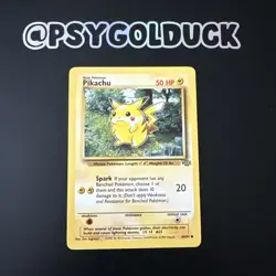 Pokemon TCG Pikachu Jungle 60/64 Regular Unlimited Common - Image 1