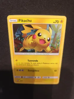 Carta Pokemon PSA PIKACHU PROMO SM76 HOLO SWIRL SET LEGGENDE IRIDESCENTI ITA BGS - Image 5