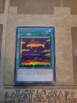 YUGIOH FISH SONAR LED9-EN020 ULTRA 1ST ED NM - Image 1