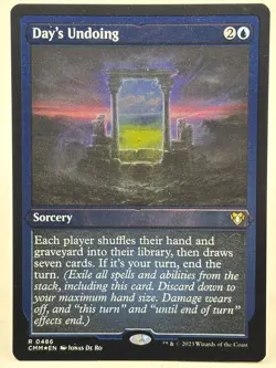 Day's Undoing NM/M* ETCHED FOIL Commander Masters 0486 mtg -UnltdCards - Image 1