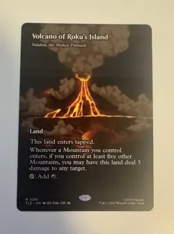 Volcano of Roku's Island - Valakut, the Molten Pinnacle (Borderless) Avatar - NM - Image 1