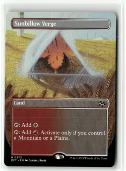 Sunbillow Verge Borderless - Aetherdrift MTG NM - Image 1